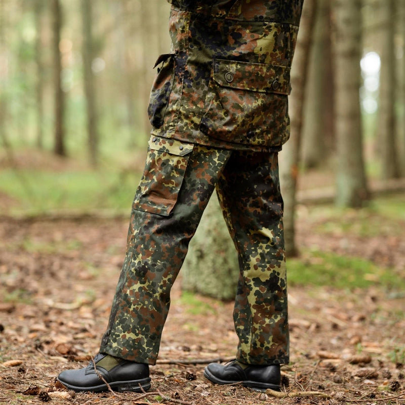 German Military style field cargo pants flecktarn camo combat army ACU trousers