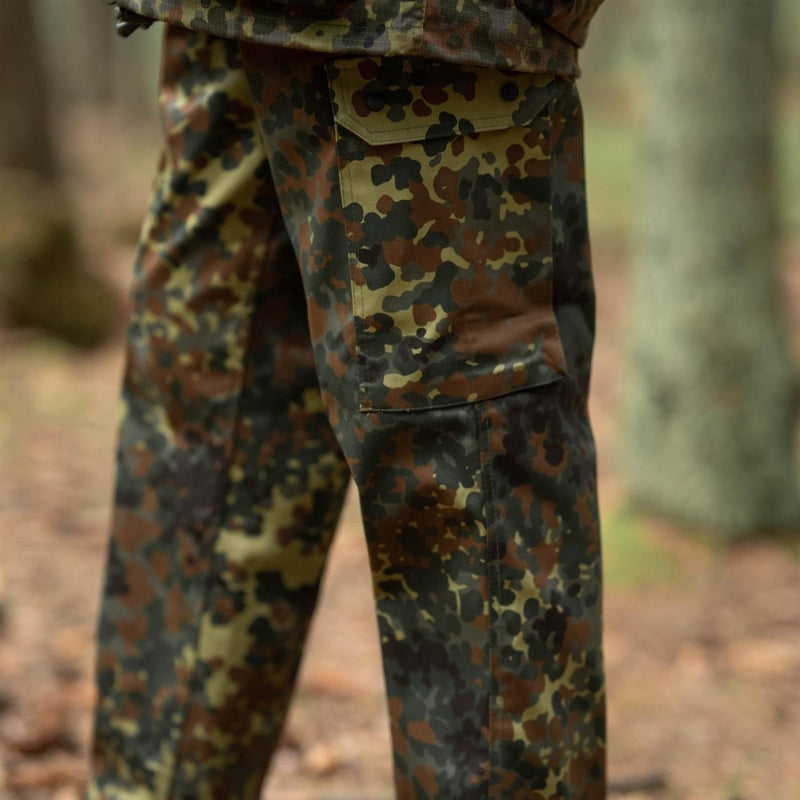 German Military style field cargo pants flecktarn camo combat army ACU trousers