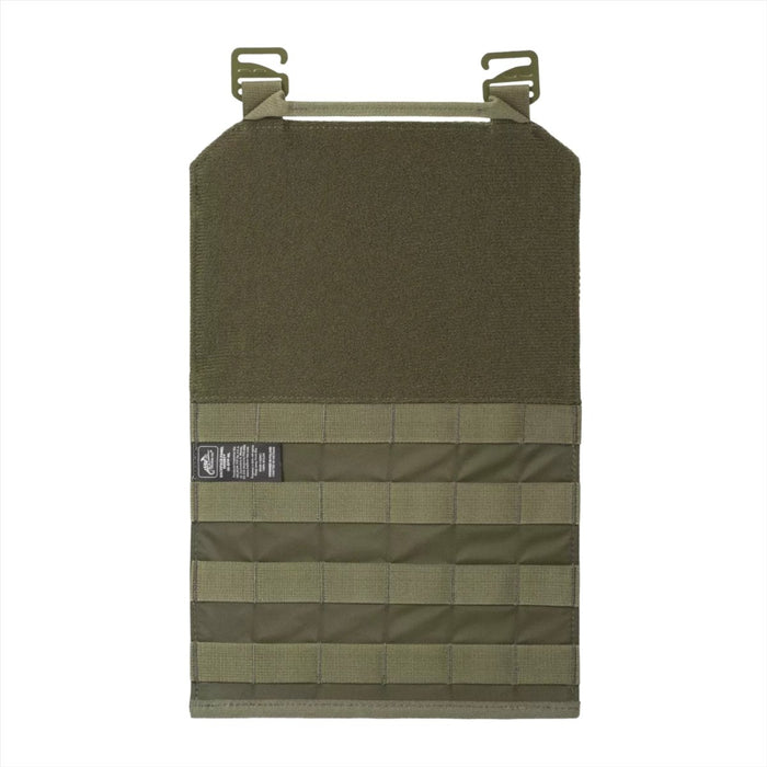 Helikon Tex MOLLE backpack insert panel organizer in shadow grey with hook and loop fasteners and modular webbing