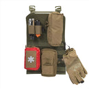 Helikon Tex Backpack Insert Panel Organizer MOLLE Hook Loop Shadow Grey