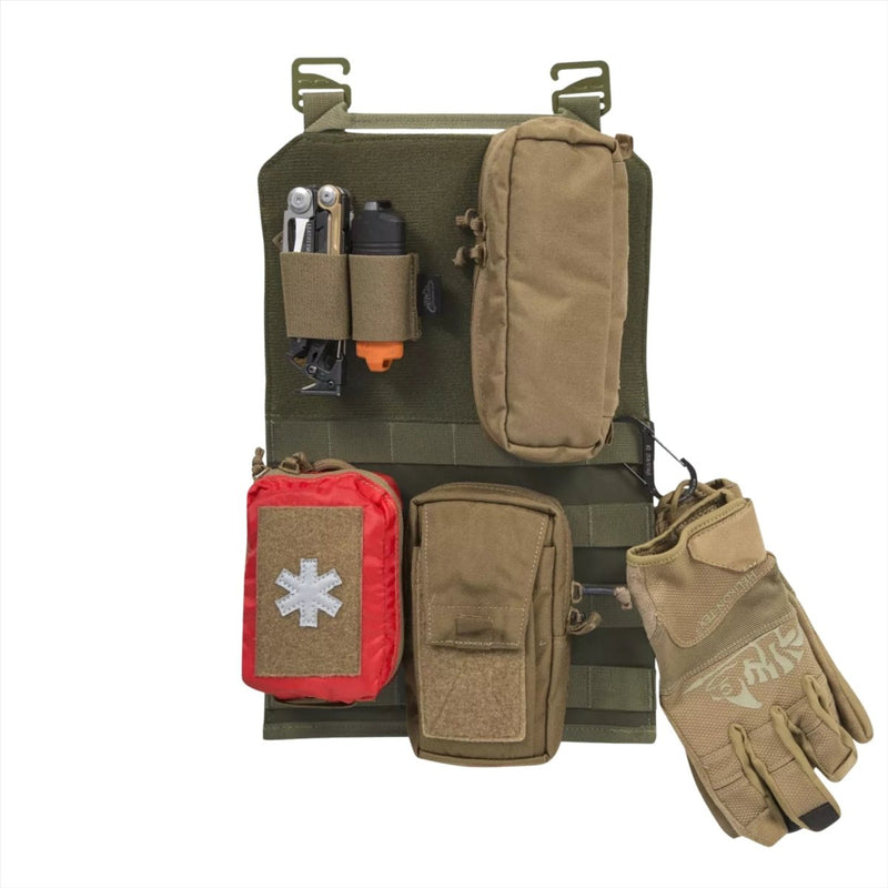 Helikon Tex Backpack Insert Panel Organizer MOLLE Hook Loop Shadow Grey