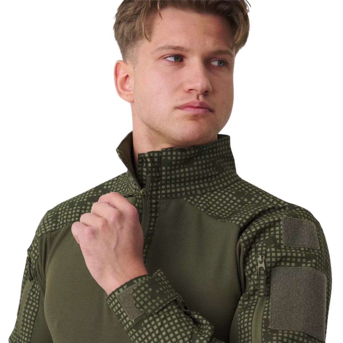 Helikon-Tex MCDU Combat Shirt Elbow Reinforcement Ripstop Woodland Camo