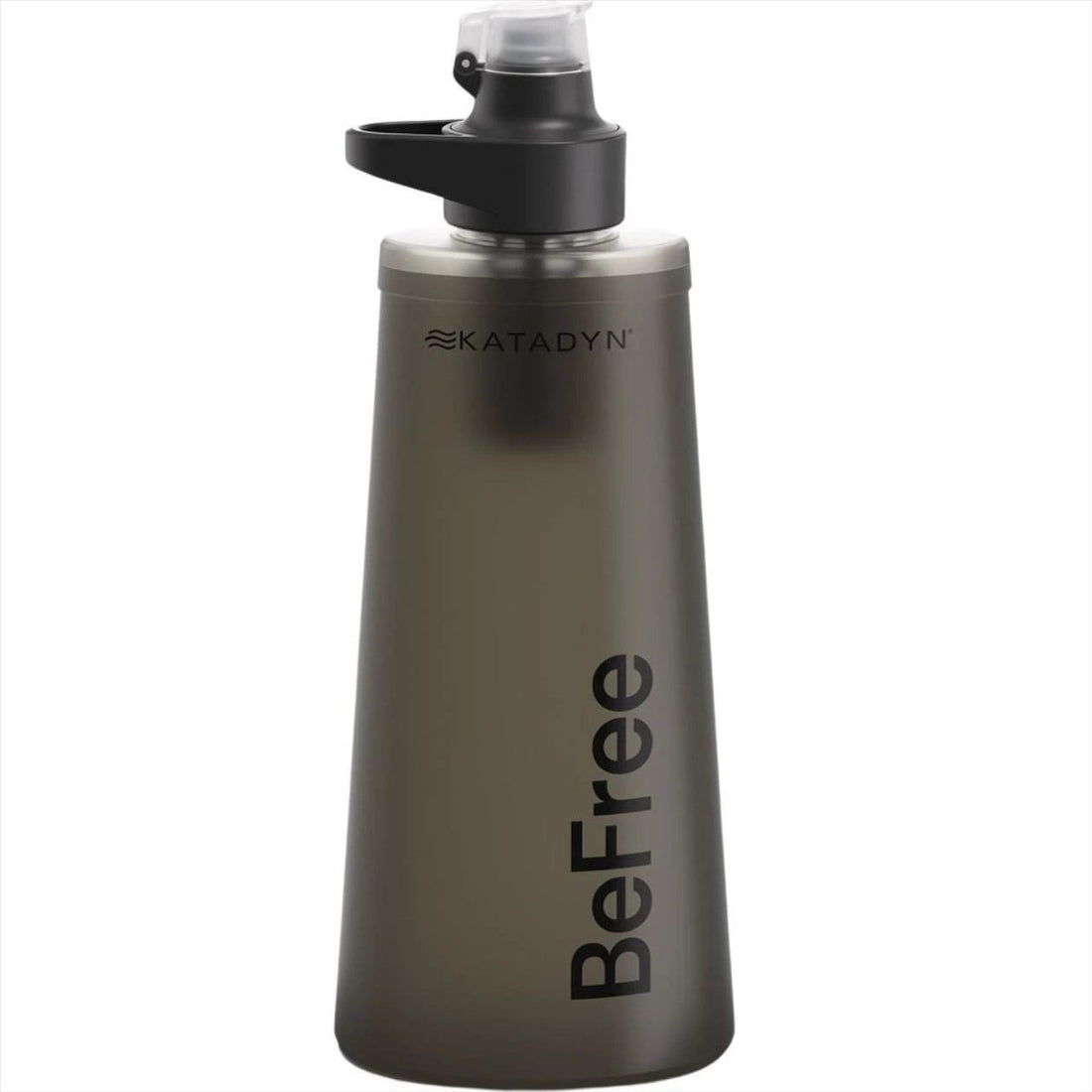 Katadyn BeFree AC 1L Water Filter Foldable Bottle EZ Clean Technology Black
