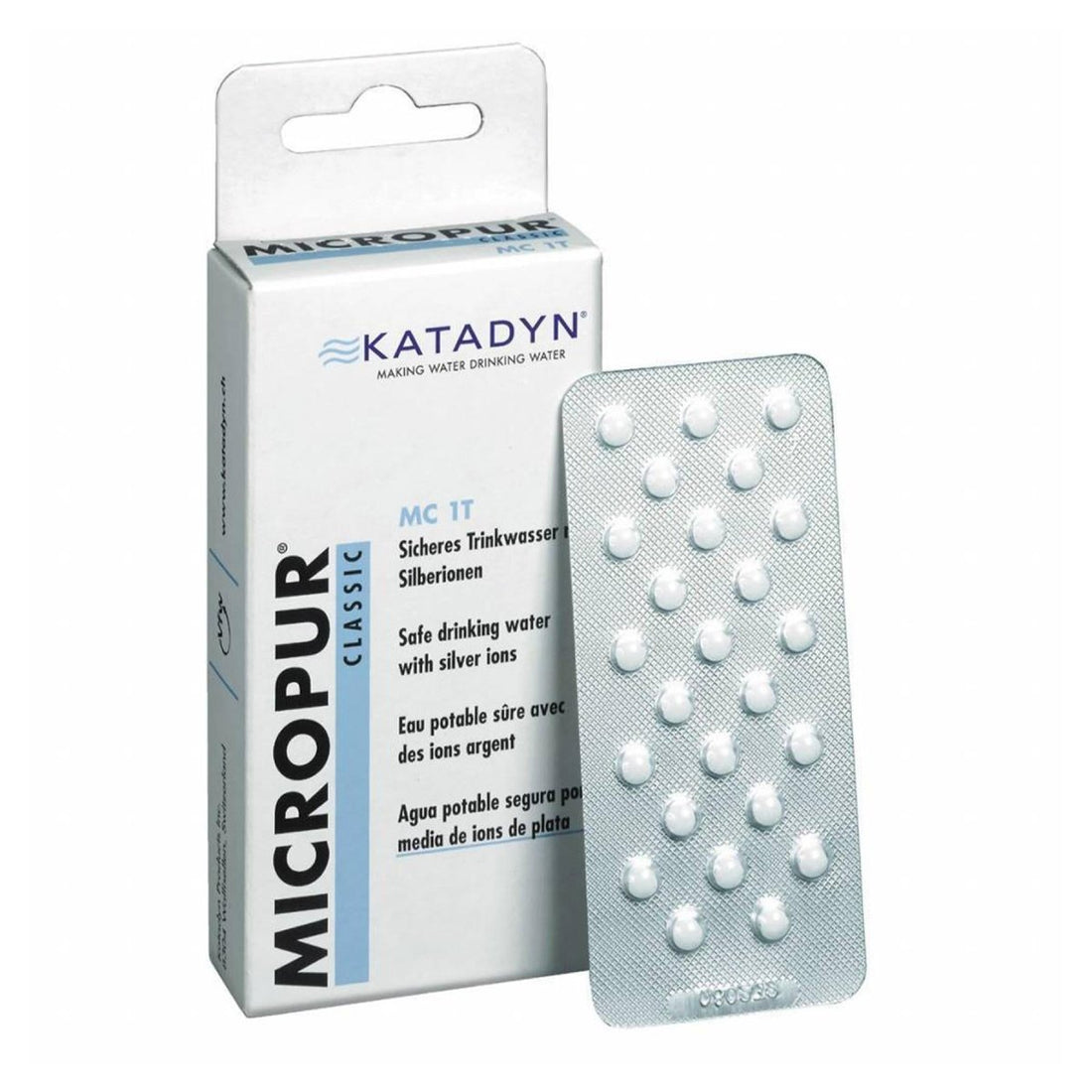 Katadyn Micropur Classic MC 1T Water Purification Tablets 2x25 Long Term Use