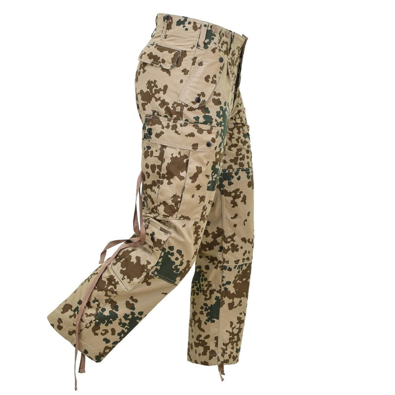 Leo Kohler Commando tactical field pants in Tropentarn camo with multiple pockets and durable ripstop fabric.