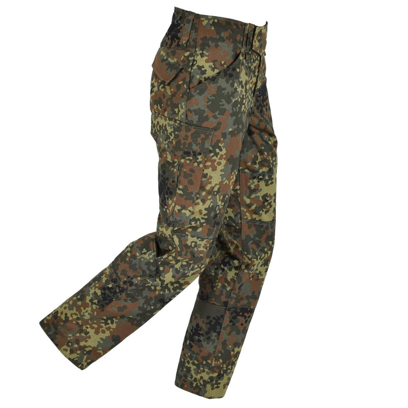 Leo Kohler military tactical pants explore flecktarn camo higher waist trousers - GoMilitar