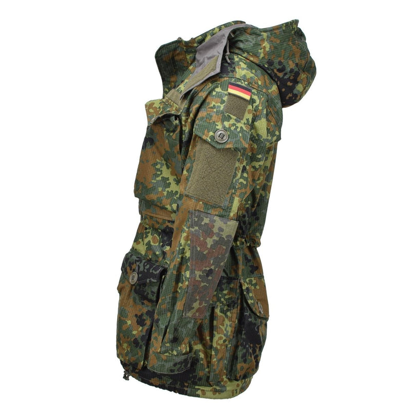 Leo Kohler tactical smock jacket ripstop fabric hooded cordura reinforced elbows - GoMilitar