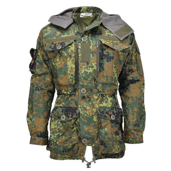 Leo Kohler tactical smock jacket ripstop fabric hooded cordura reinforced elbows - GoMilitar