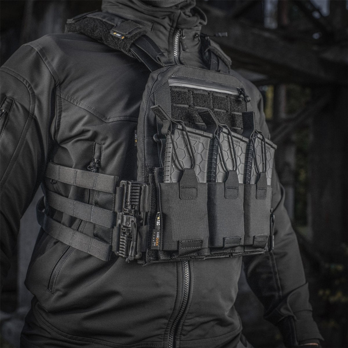M-TAC Cuirass QRS Tactical Plate Carier Cordura Quick Release System Black