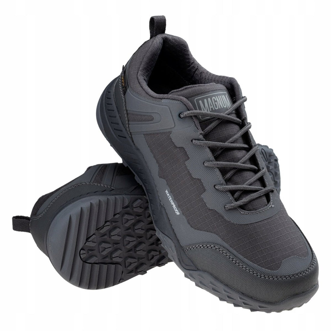 Magnum Bondsteel Low WP Hiking Boots Waterproof Shock Absorbing Hi Poly Black