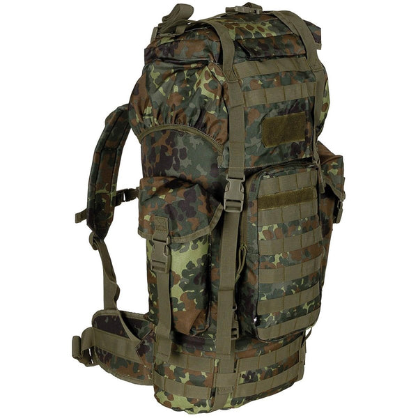 MFH Brand army BW combat tactical Molle 65L backpack aluminum rod field bag NEW - GoMilitar
