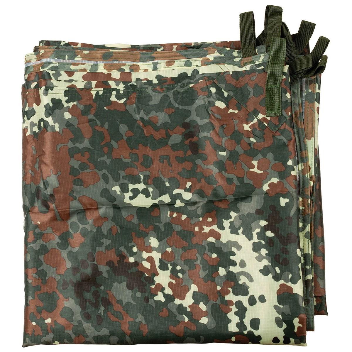 MFH Tarp Extreme Tarpaulin waterproof shelter tent fixed loops sun shade NEW