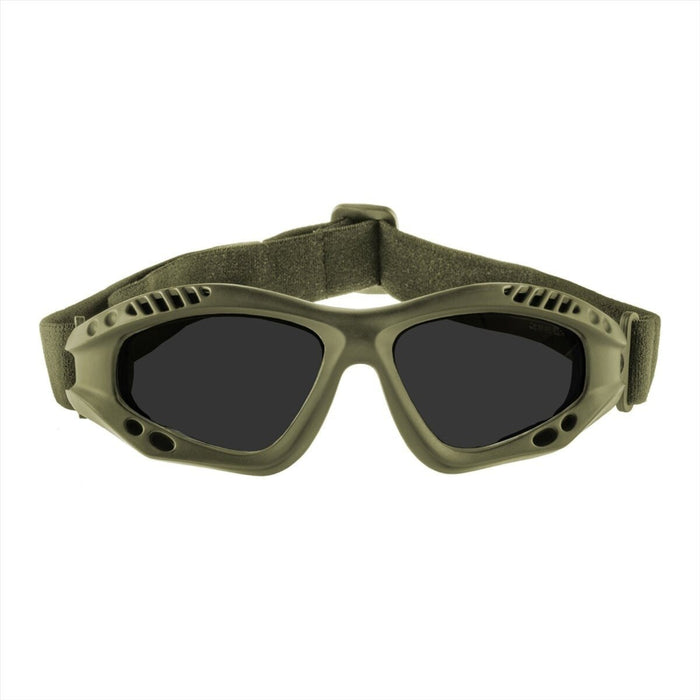 MIL-TEC AIR PRO COMMANDO Tactical Goggles Smoke Lens Anti Scratch Anti Fog - GoMilitar