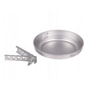 MIL-TEC aluminum cooking stove set hiking cookware compact camping pan pot bowl