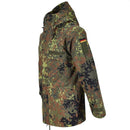 Mil-Tec brand German army field Jacket GoreTex Flecktarn camo waterproof rain - GoMilitar