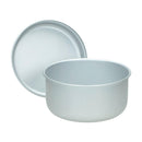 Lightweight aluminum pot and lid from MIL-TEC camping stove set for outdoor cooking and easy meal preparation.