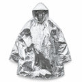 Mil-Tec Emergency Survival Poncho Hooded Lightweight Thermal Rain Cover