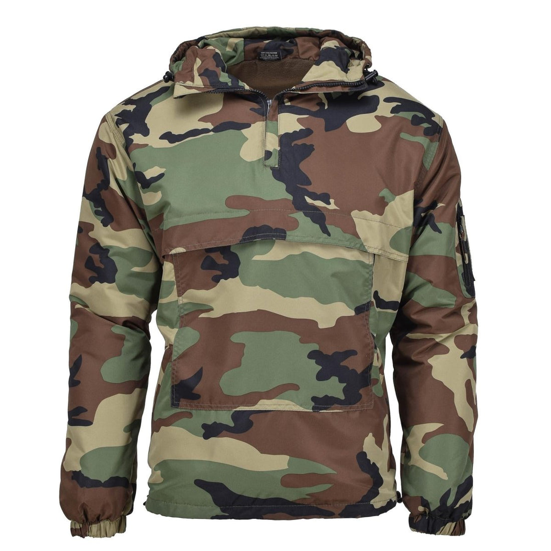 MIL-TEC German Military combat jacket winter woodland windproof hooded lined NEW