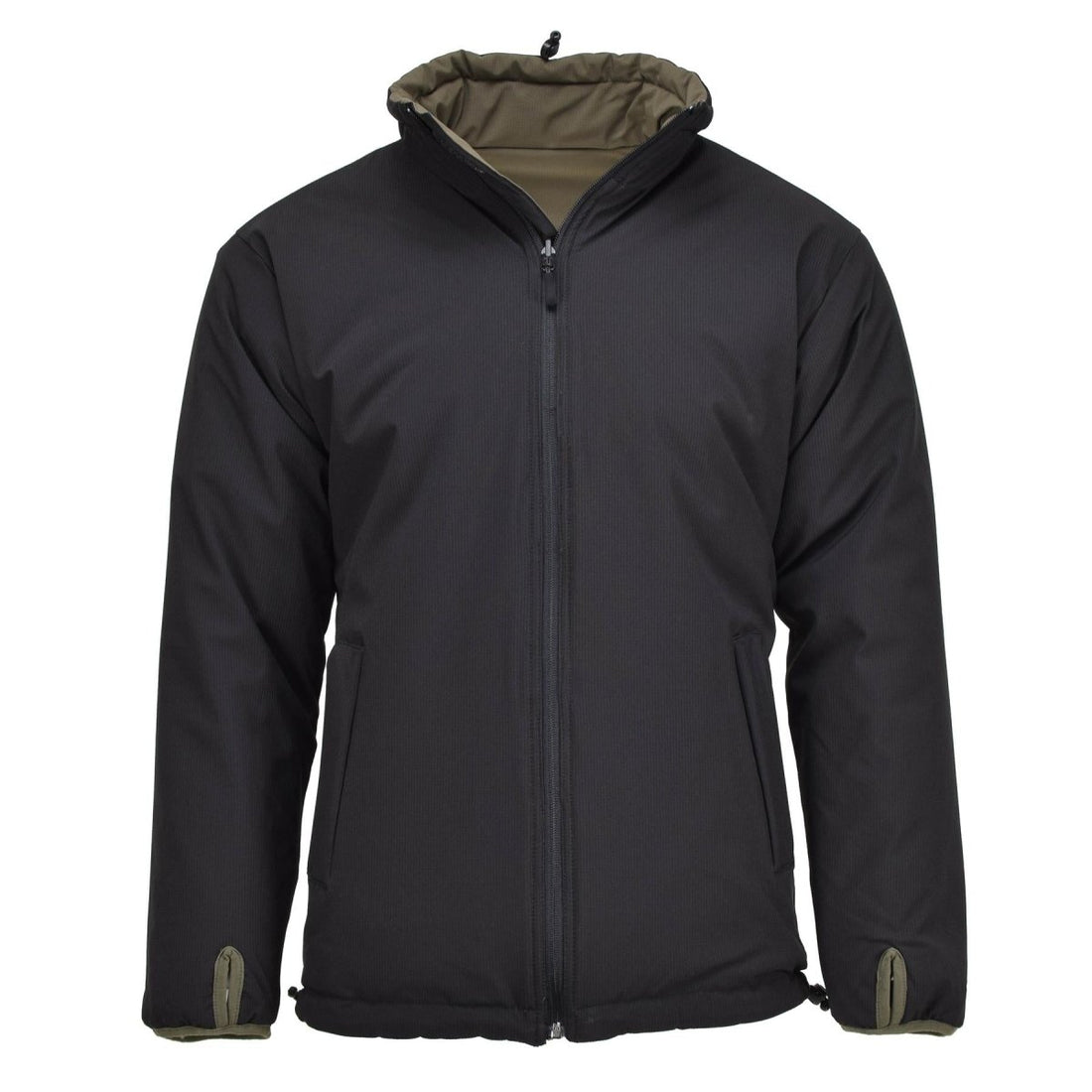 MIL-TEC German Military jacket cold weather reversible windproof Green Black NEW