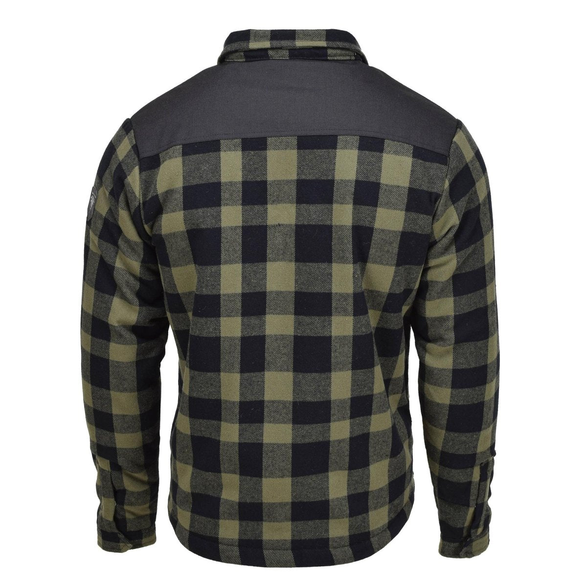 MIL-TEC German Military Lumberjack jacket plaid checkered warm black olive NEW
