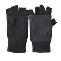 Mil-Tec Gloves Men Warm Fingerless THINSULATE™ lining Black Winter tactical gear