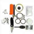 MIL-TEC Survival Kit Waterproof Box Emergency Fishing Firestarter Tools