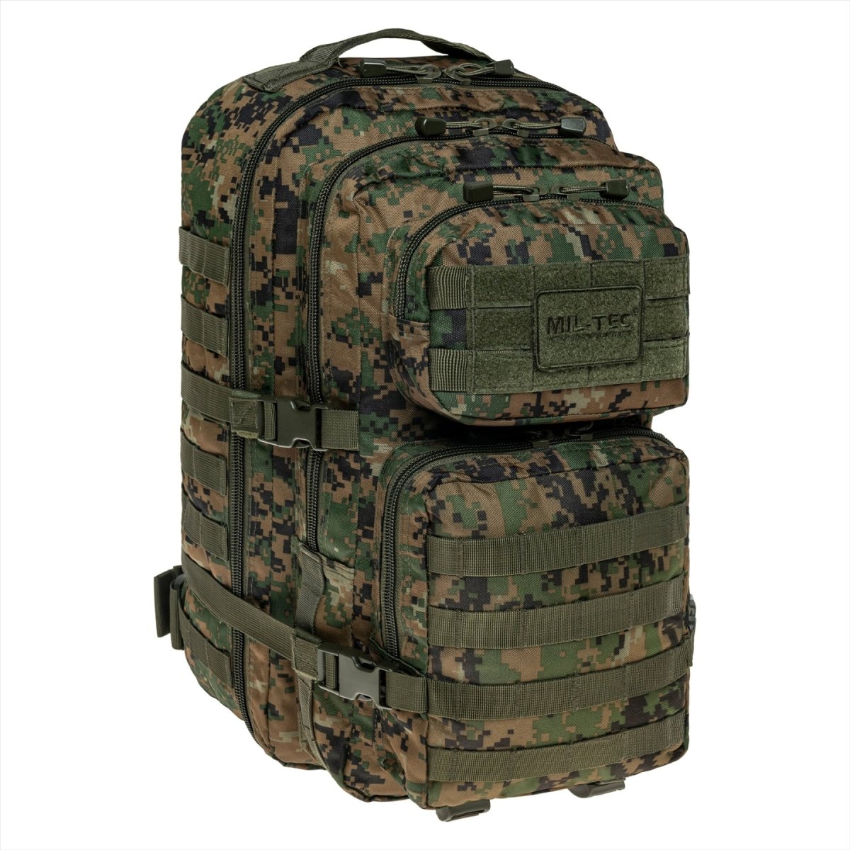 MIL-TEC US Assault Tactical Backpack 36L Ergonomic Formed Padded Shoulders