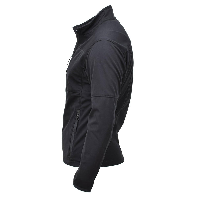 Military style windstopper jacket windproof gore - tex membrane waterproof black - GoMilitar