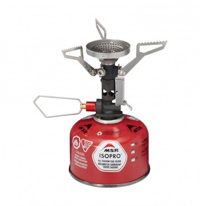 MSR PocketRocket Deluxe Gas Stove Piezo Ignition Ultralight Camping Hiking - GoMilitar
