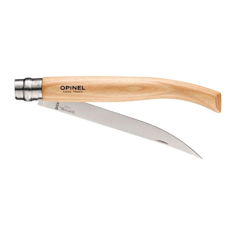 Opinel Beech Effilé 15 Filleting Fish Knife Stainless Steel Foldable Blade