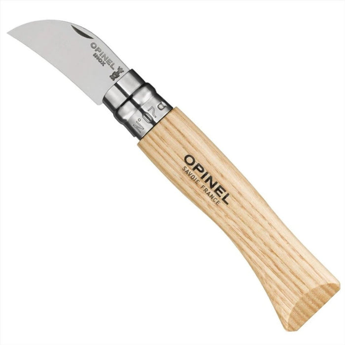 Opinel N°07 Chestnut Garlic Folding Pocket Knife 12C27 Blade Walnut Handle, Folding Knives - GoMilitar