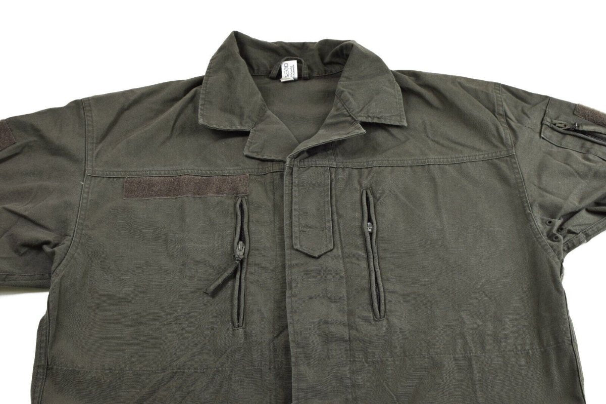 Original Austrian BH army combat shirt jacket ripstop military olive drab