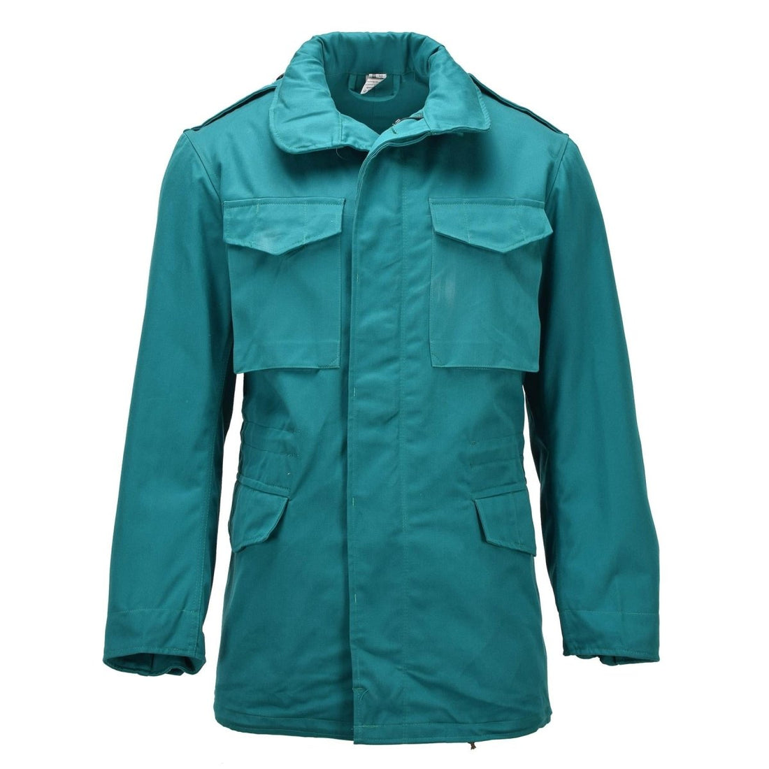 Original Austrian Military Field Jacket Parka Classic M65 Style Cotton Green