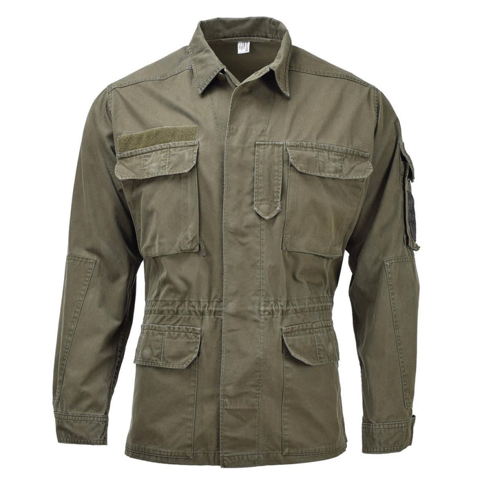 Original Austrian military jacket olive field combat forces troops army outdoor - GoMilitar