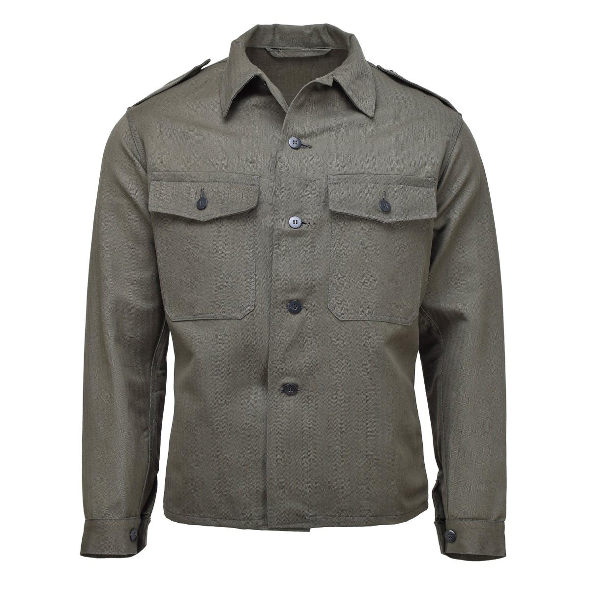Original Austrian military M59 field jacket vintage WWII troops shirt olive NEW