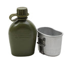 Original Belgian Military 1L Canteen Plastic Pouch Aluminium Cup Included