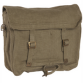 Original British Army M37 Shoulder Bag Canvas Field Haversack Pack Khaki