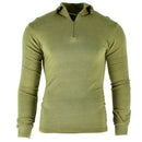 Original British army tricot shirt zipper Undershirt zipped thermal Green OD - GoMilitar