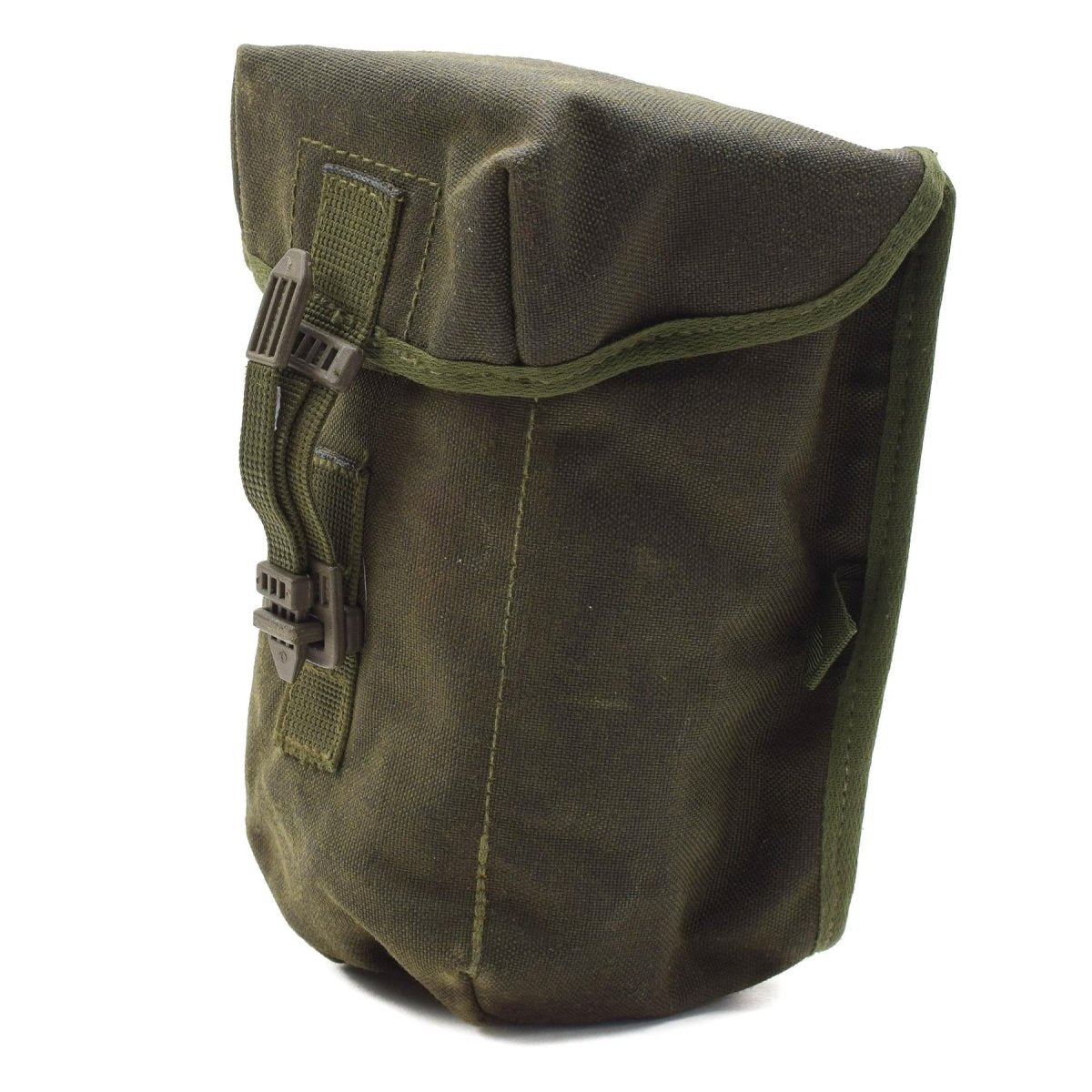 Original British Military 1L Canteen Screw On Lid Vintage Pouch Included Olive