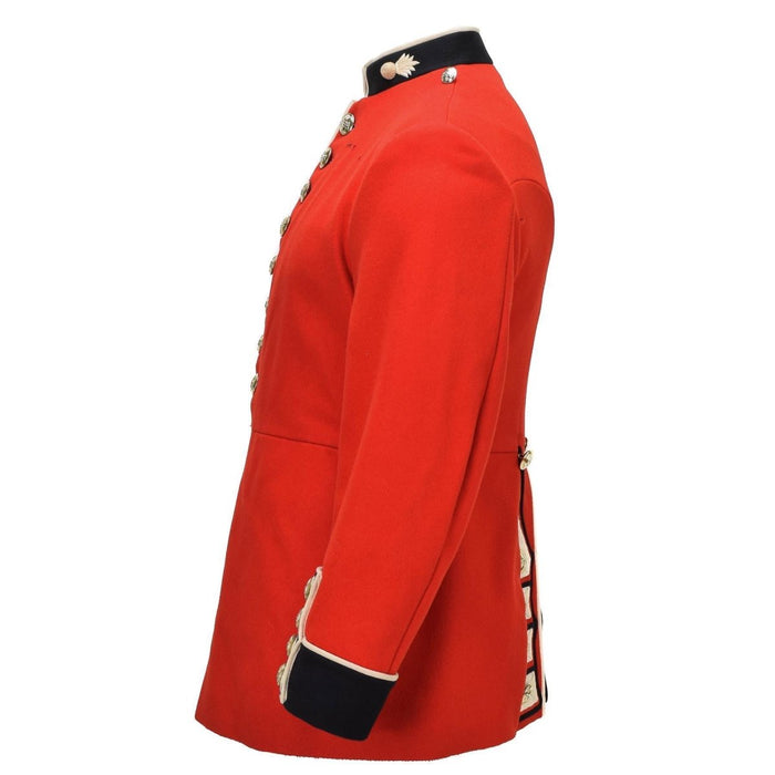 British Military Formal Jacket Golden Buttons Without Epaulettes Red