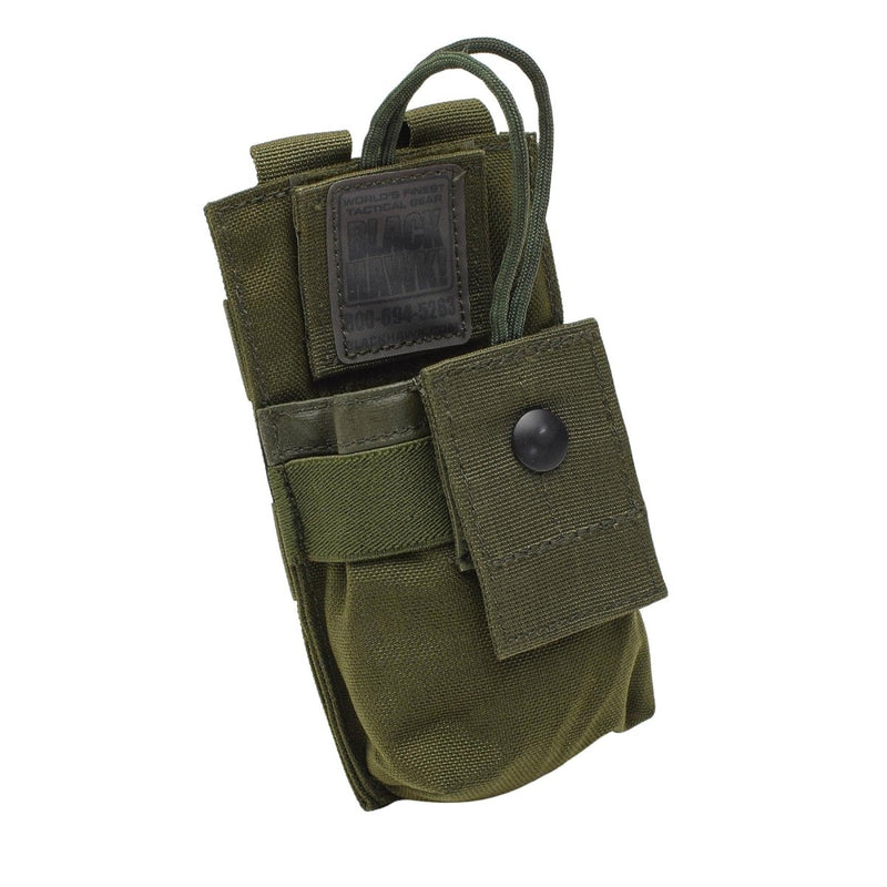 Original British Military GPS radio pouch molle bag nylon bag holster Olive