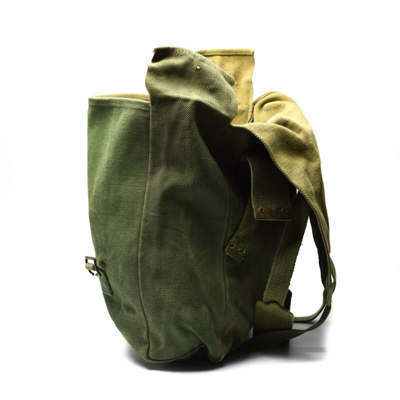 Original British Military M37 Haversack Canvas Bag Large Side Bag Olive