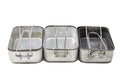 Original British Military mess tins aluminum hiking plate camping outdoor pan