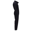 Original British Military Wool Coveralls Front Zip Button Closure Black