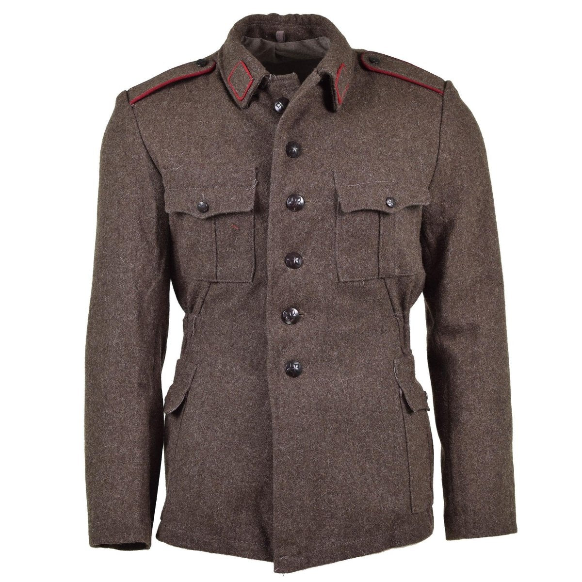 Original Bulgarian Military classic jacket wool winter brown warm windproof NEW
