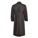 Original Bulgarian Military wool long overcoat vintage winter coat formal Gray