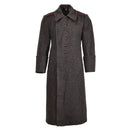 Original Bulgarian Military wool long overcoat vintage winter coat formal Gray