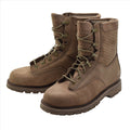 Original Canadian Army Leather Combat Boots Breathable Military Surplus Brown