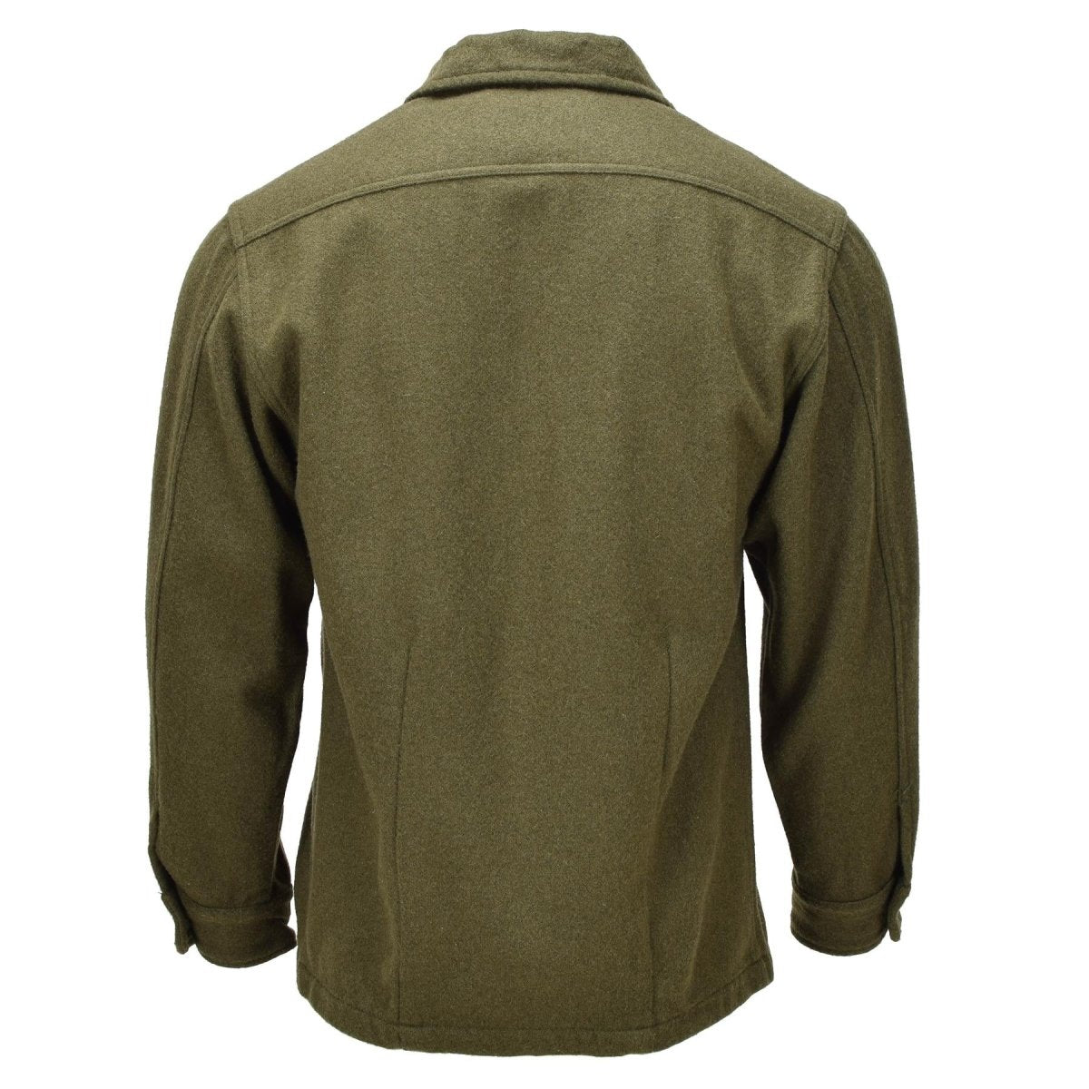 Original Canadian Army Wool Field Jacket Vintage Military Surplus Olive