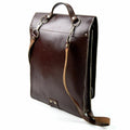 Original Czech Military Shoulder Bag Map Case Document Case Brown
